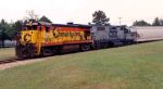 Chessie B30-7 and a GP38-2